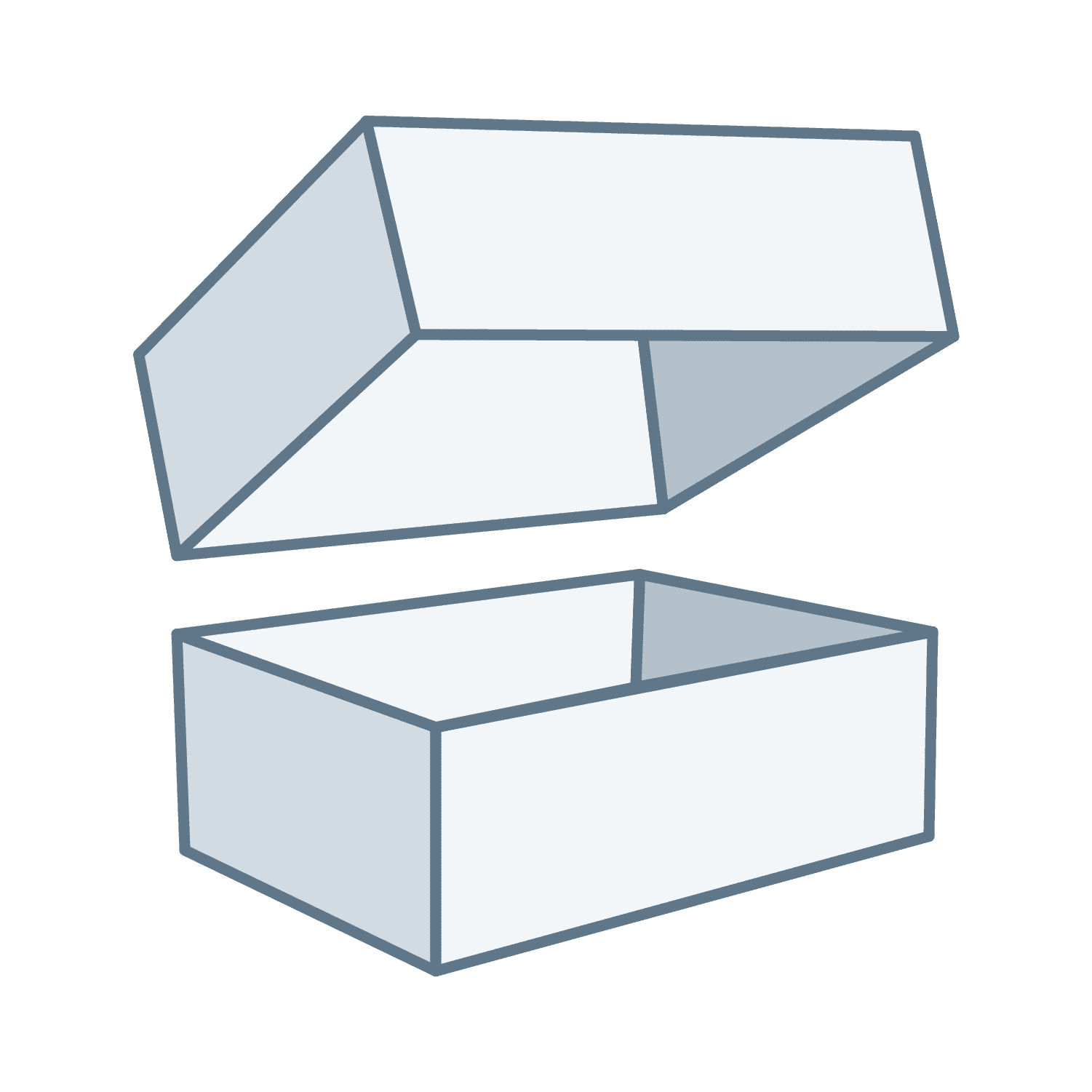 Caja de tapa y fondo