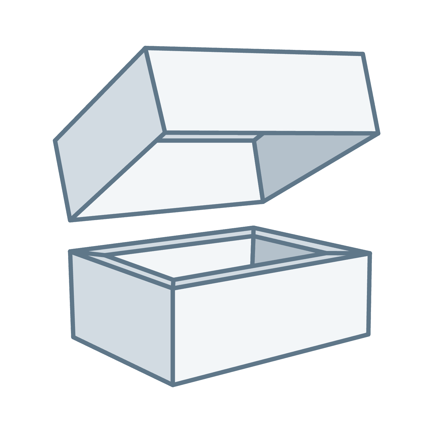 Caja de tapa y fondo