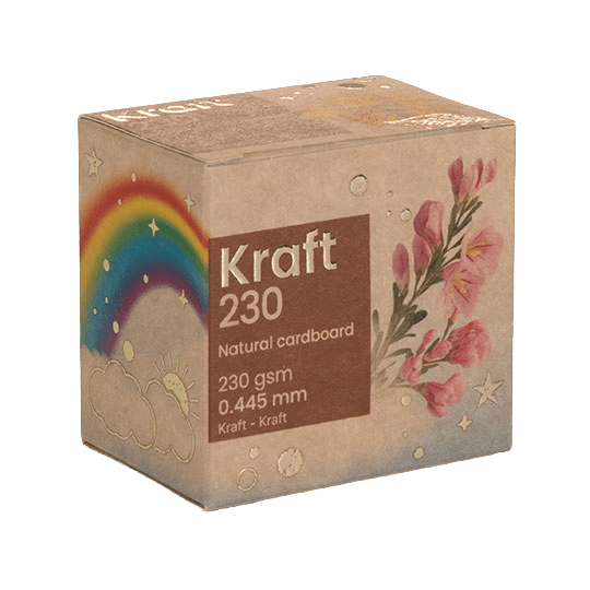 Natürliche kraft box 230 gr/m²  - Öko-Design